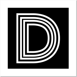 Letter D Posters and Art